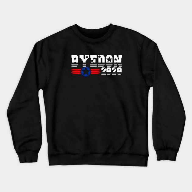 Byedon 2020 Vote Blue For American Crewneck Sweatshirt by Pastel Potato Shop